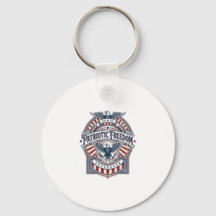 Porte-clés T-Shirt Graphique Vectoriel USA Foi Patriotique Av