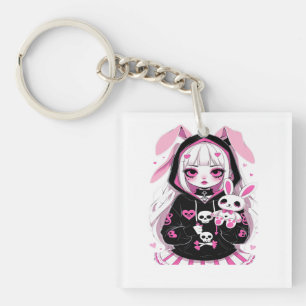 Porte-clés T-shirt pour fille diable - Costume Éffrayant