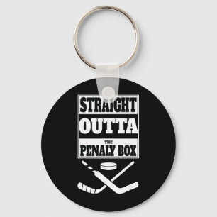 Porte-clés T-shirt Straight Outta Penalty Box – Hockey sur gl
