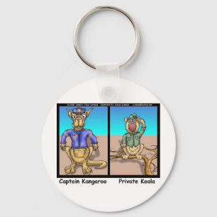 Porte-clés T-shirts Cadeaux Dessin Animé Drôle Kangourous & K