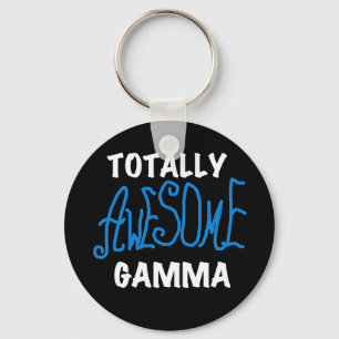 Porte-clés T-shirts et cadeaux bleus gamma totalement