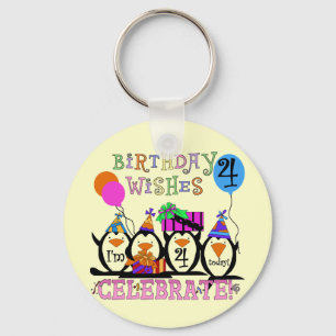 Porte-clés T-shirts et cadeaux de 4ème anniversaire de Pengui