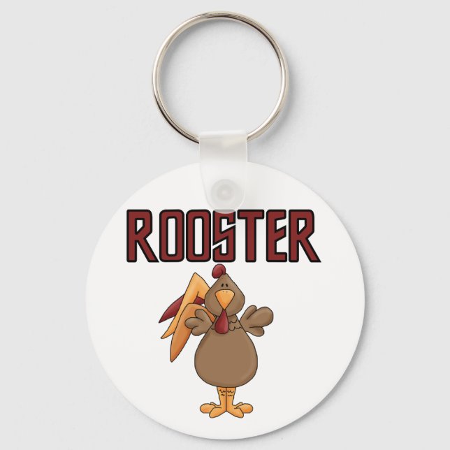 Porte-clés T-shirts et cadeaux de coq (Recto)