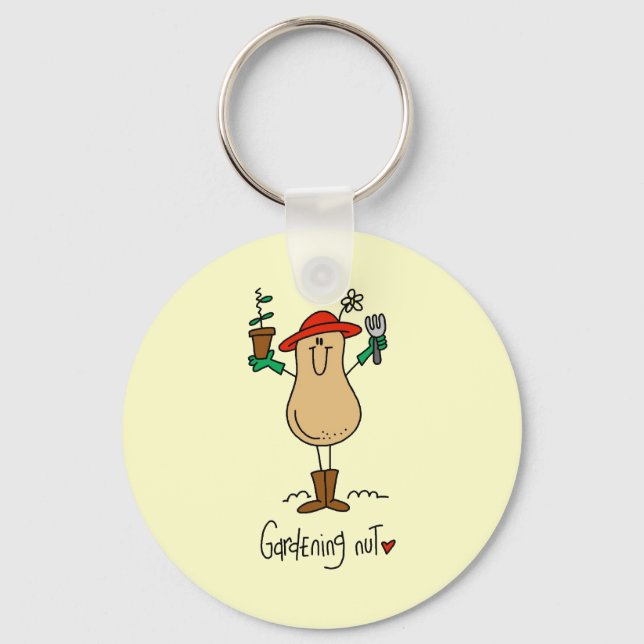 Porte-clés T-shirts et cadeaux de jardinage (Recto)