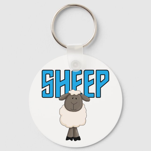 Porte-clés T-shirts et cadeaux de moutons (Recto)