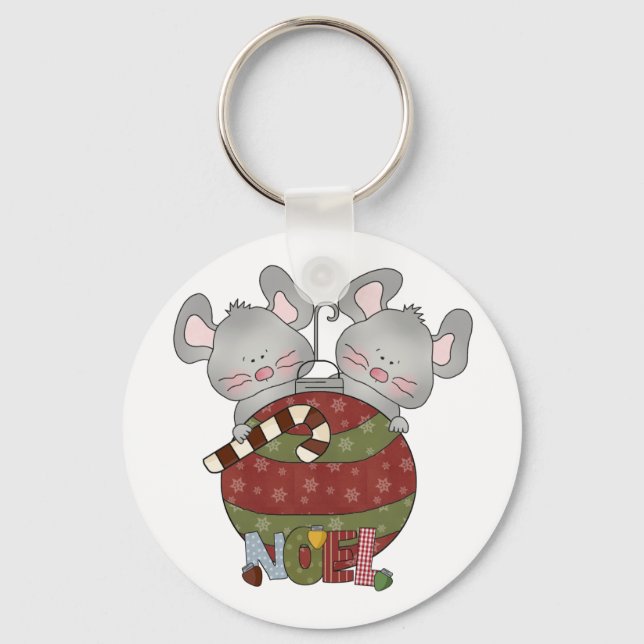 Porte-clés T-shirts et cadeaux de Noël Mice (Recto)