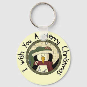 Porte-clés T-shirts et cadeaux de Noël Pingouin