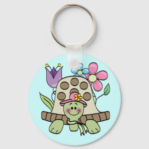 Porte-clés T-shirts et cadeaux de tortue de printemps