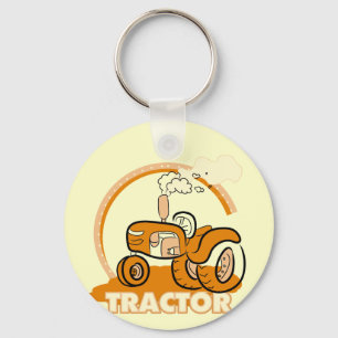 Porte-clés T-shirts et cadeaux de Tractor orange