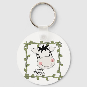 Porte-clés T-shirts et cadeaux de zèbre de bébé