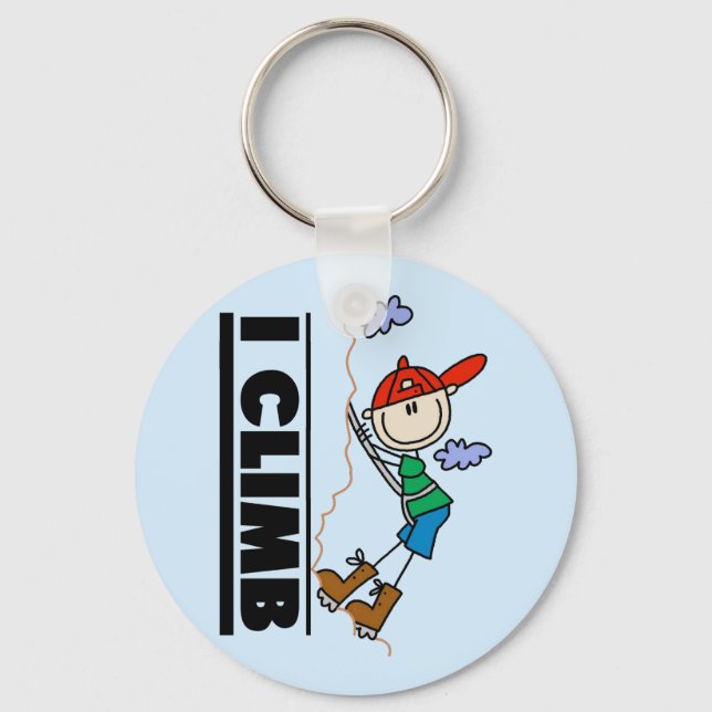 Porte-clés T-shirts et cadeaux d'Escalades de roche (Recto)