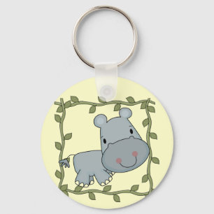 Porte-clés T-shirts et cadeaux d'hippopotame de bébé