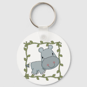 Porte-clés T-shirts et cadeaux d'hippopotame de bébé