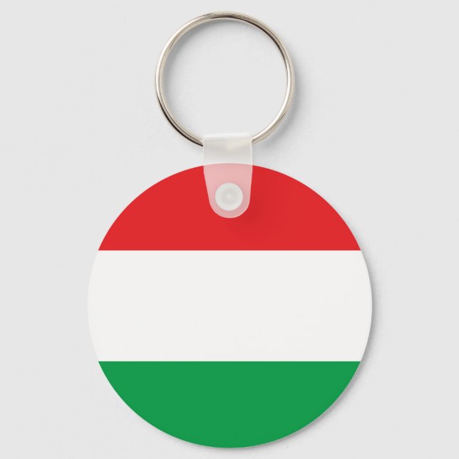 Porte-clés T-shirts et cadeaux du drapeau hongrois (Recto)