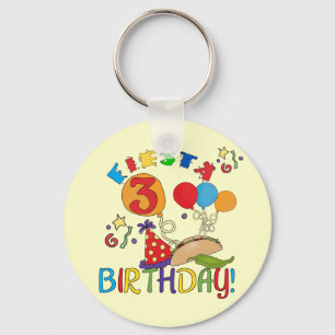 Porte-clés T-shirts et cadeaux Fiesta 3e anniversaire