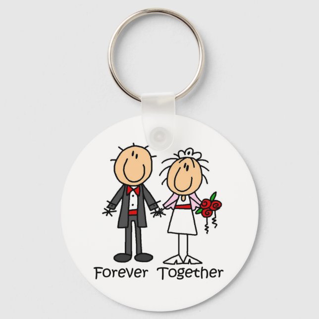 Porte-clés T-shirts et cadeaux Forever Together (Recto)