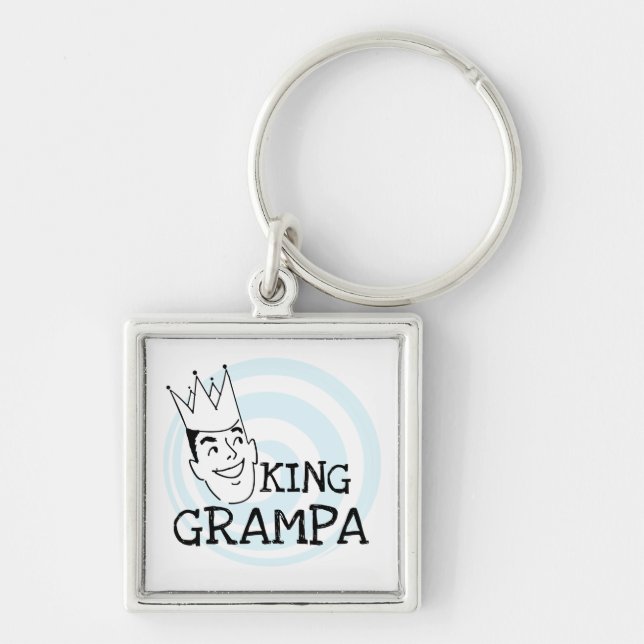Porte-clés T-shirts et cadeaux King Grampa (Devant)