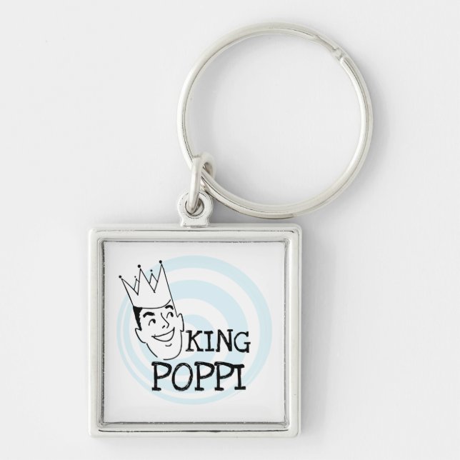 Porte-clés T-shirts et cadeaux King Poppi (Devant)