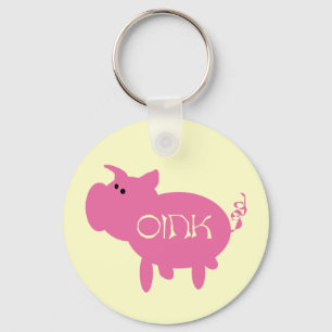 Porte-clés T-shirts et cadeaux krouik-krouik roses de porc