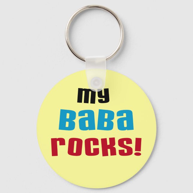 Porte-clés T-shirts et cadeaux My Baba Rocks (Recto)