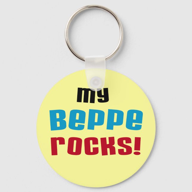 Porte-clés T-shirts et cadeaux My Beppe Rocks (Recto)