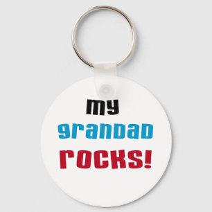 Porte-clés T-shirts et cadeaux My Grandad Rocks