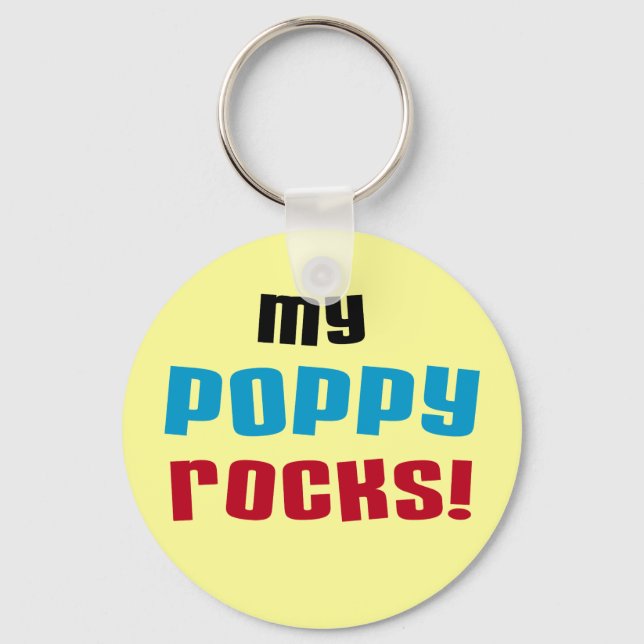Porte-clés T-shirts et cadeaux My Poppy Rocks (Recto)