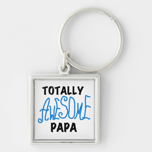 Porte-clés T-shirts et cadeaux Papa absolument géniaux (Devant)