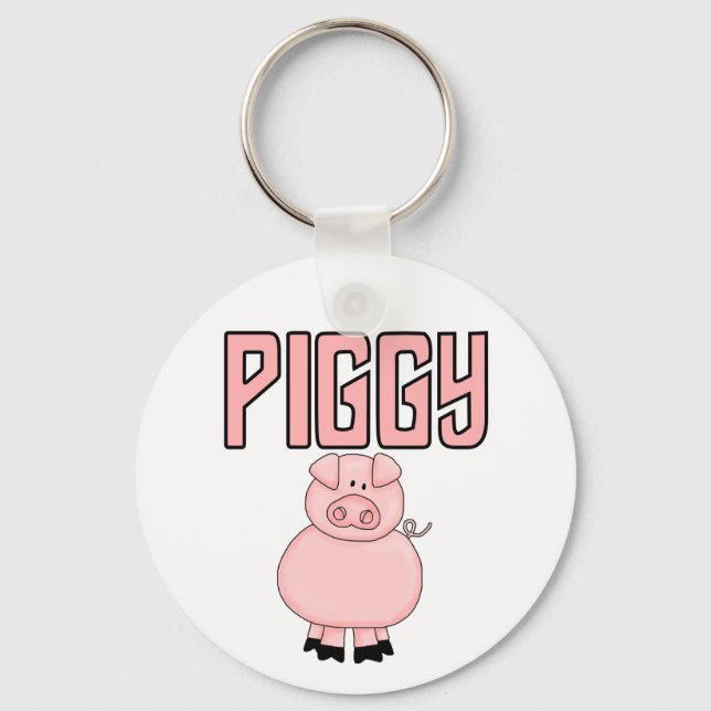 Porte-clés T-shirts et cadeaux porcins (Recto)