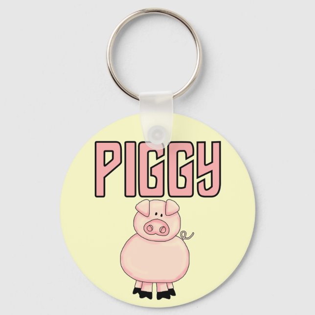 Porte-clés T-shirts et cadeaux porcins (Recto)