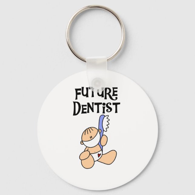 Porte-clés T-shirts et cadeaux pour bébés dentistes (Recto)