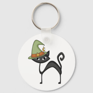Porte-clés T-shirts et cadeaux pour chat Halloween