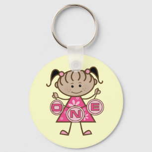 Porte-clés T-shirts et cadeaux pour la petite fille 1er anniv