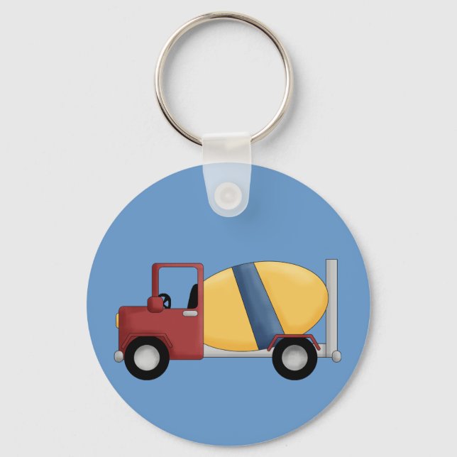 Porte-clés T-shirts et cadeaux pour mélangeurs de ciment (Recto)