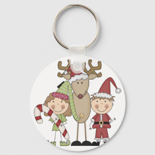 Porte-clés T-shirts et cadeaux Reindeer et Elves