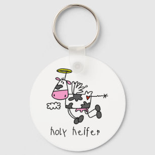 Porte-clés T-shirts et cadeaux saints de génisse