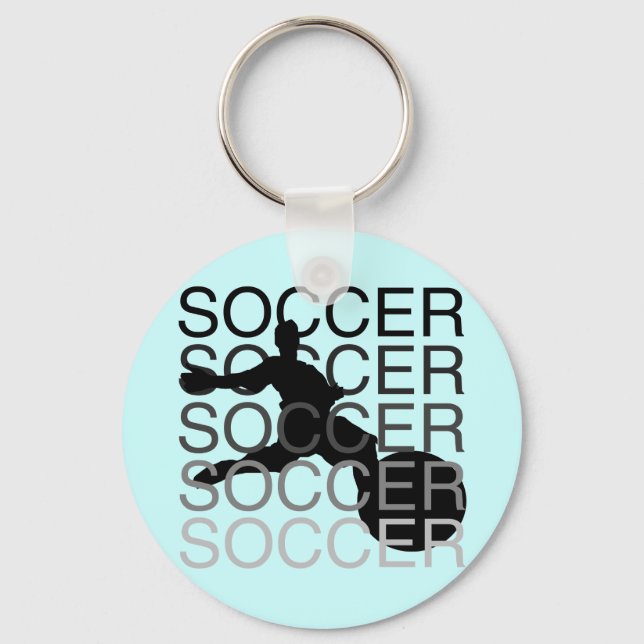Porte-clés T-shirts et cadeaux SOCCER (Recto)