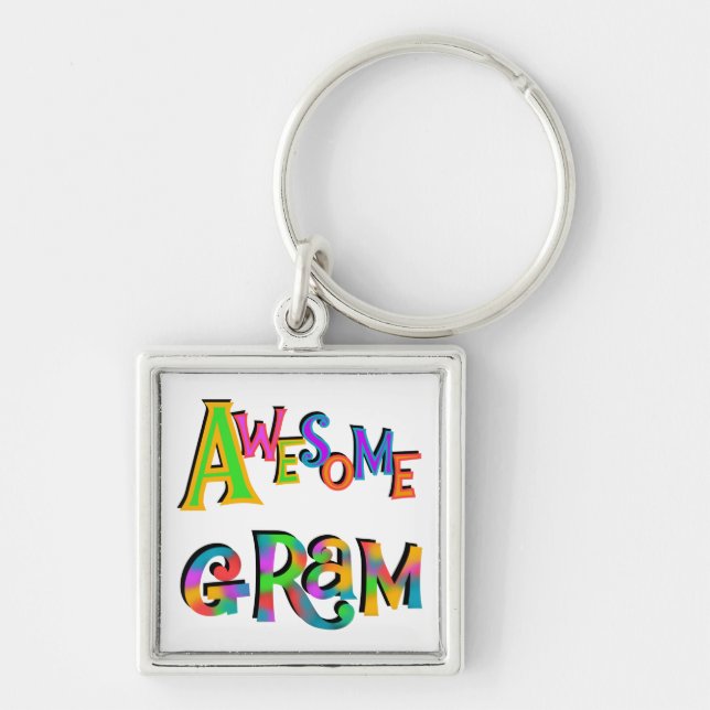Porte-clés T-shirts et cadeaux superbes Gram (Devant)
