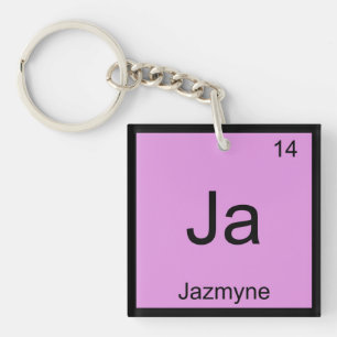 Porte-clés Tableau périodique d'élément nommé de chimie d