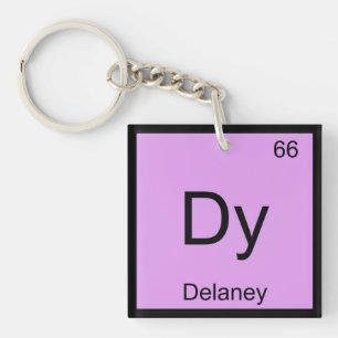 Porte-clés Tableau périodique d'élément nommé de chimie d