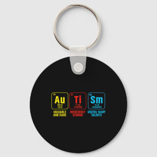 Porte-clés Tableau périodique des éléments de l'autisme Sensi