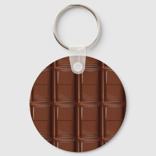 Porte-clés Tablette de chocolat au lait