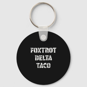 Porte-clés Taco Delta Foxtrot Rétro