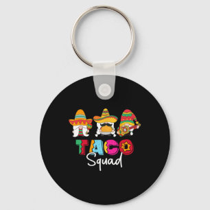 Porte-clés Taco Squad Cinco De Mayo Funny Cuisine mexicaine L