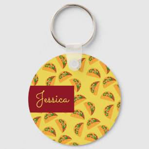 Porte-clés Taco Tuesday Nom personnalisé