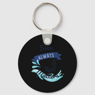 Porte-clés Taille Toujours S Engin De Pêche. Autocollant