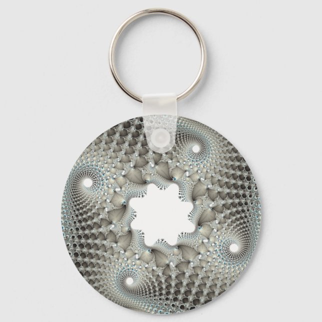 Porte-clés Tangée en bleu (Recto)