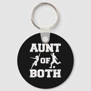 Porte-clés Tante de danse et de football Drôle de danseuse de