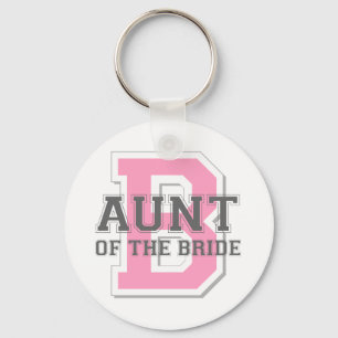 Porte-clés Tante de l'acclamation de jeune mariée