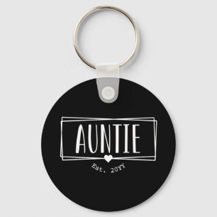 Porte-clés Tante Est. Tante personnalisée établie Nouveaux 